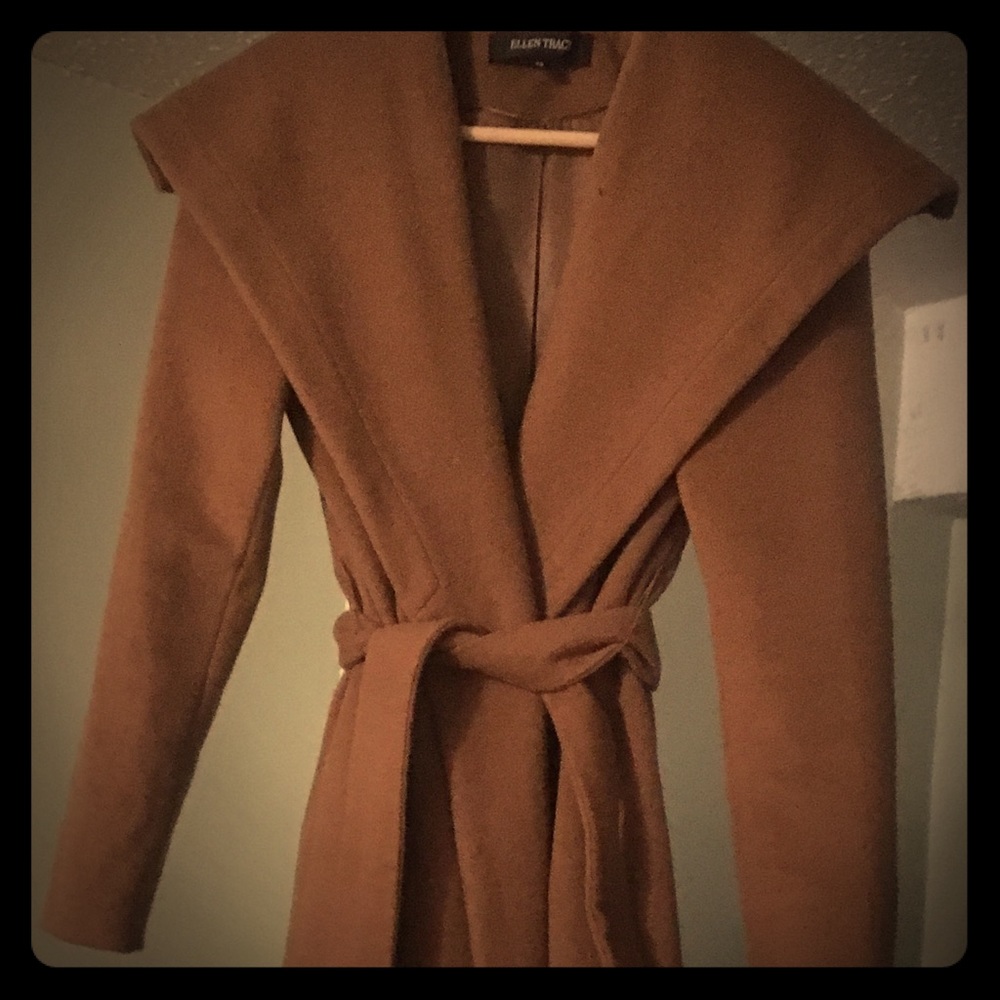 Elegant Ellen Tracy coat to impress at work.